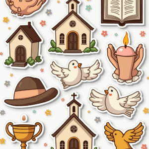 Indian Gods - Religious - Stickers Sheet v56